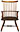 A Windsor comb-back armchair