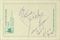 Handwritten Note  