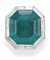 AN EMERALD AND DIAMOND RING  