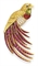 A MULTI-GEM 'BIRD OF PARADISE' BROOCH, BY VAN CLEEF & ARPELS  