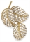 A DIAMOND AND GOLD LEAF BROOCH, BY VAN CLEEF & ARPELS  