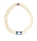 A GROUP OF CULTURED PEARL, AQUAMARINE, DIAMOND AND GOLD JEWELRY  